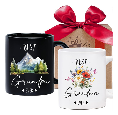 Taza De Café Para Los Mejores Abuelos, Regalo De Los Nietos