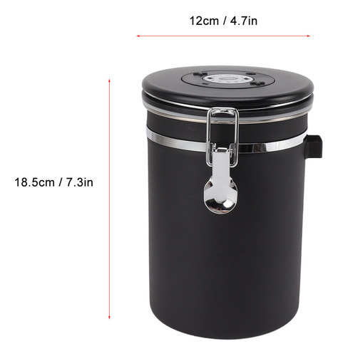 Recipiente Sellado Para Café, 1,8 L, Almacenamiento De Grano