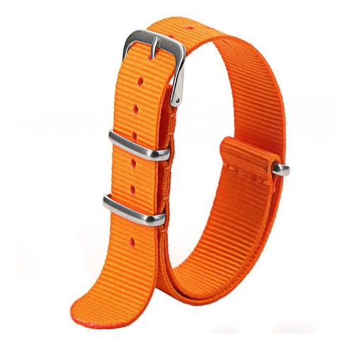 Correa Nato Para Reloj.  Naranja Mod.ns8