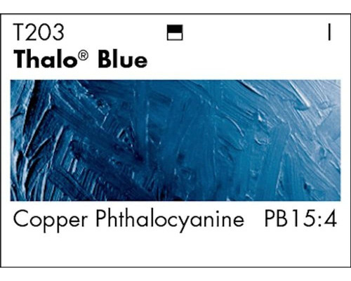 Grumbacher Academia Pintura De Aceite 37 Ml125 Oz Thalo Azul