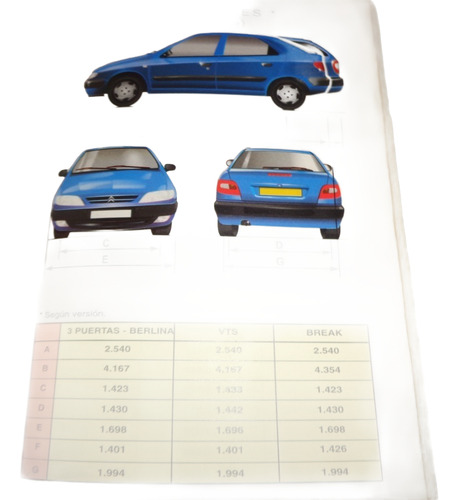 Citroen Xsara 1998 Manual De Empleo (Usado)