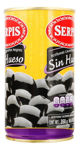 Aceitunas Sin Hueso Serpis 350 G