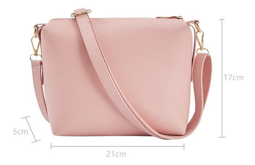 Imagen 4 de 6 de Bolsa 3pcs Mujer Dama Grande Tote Cartera Cuero Crossbody