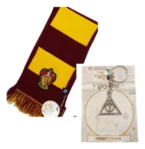 Comprar Bufanda Mas Collar Reliquias Combo Harry Potter Oficial Combo Bufanda Gryffindor Mas Llavero Reliquias
