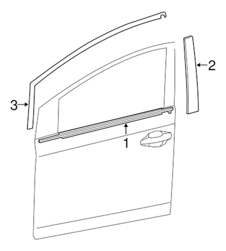 Juego De Molduras Para Cinturón De Puerta De 4 Piezas