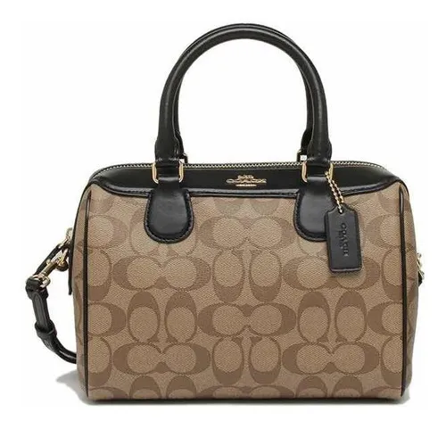 Bolsa Crossbody Coach Mini Bennett Khaki Negro MercadoLibre