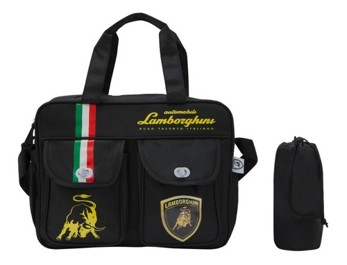 Bolso Maternal Con Cambiador Lamborghini 