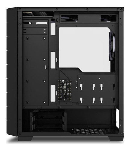 Gabinete Gamer Pro Sharkoon Hex 6 Fanes Rgb Rejilla Y Vidrio