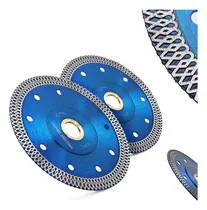 Comprar Wistkamr Paquete De 2 Hoja De Azulejo De Diamante Superfina De 4.5 Pulgadas Hoja De Corte De Porcelana Para Cortar Granito Mármol Cerámica Azulejos De Porcelana 4.5\