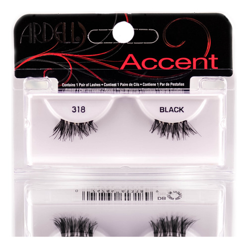 Pestañas Postizas Ardell Professional Accent Lashes 301 Negr