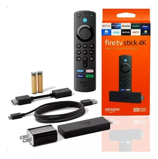 Amazon Fire Tv Stick 4k Voz 8gb Preto Com 1.5gb Memória Ram