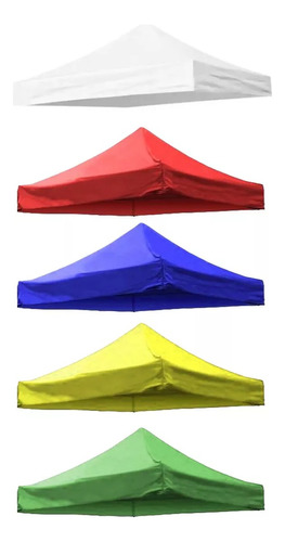 Carpa Lona Repuesto De Toldo 3x3 Engomada Impermeable 600d