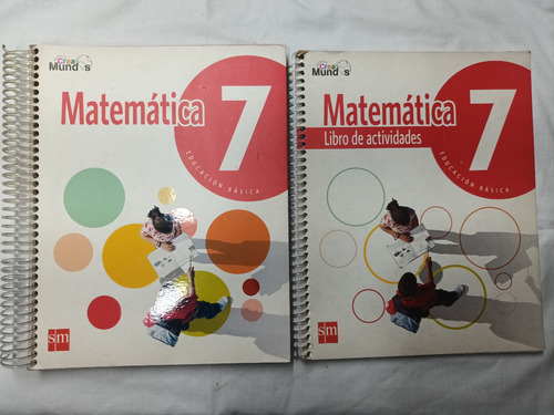 Matemática Educación Básica 7 +libro Ejercicio Crea Mundo Sm