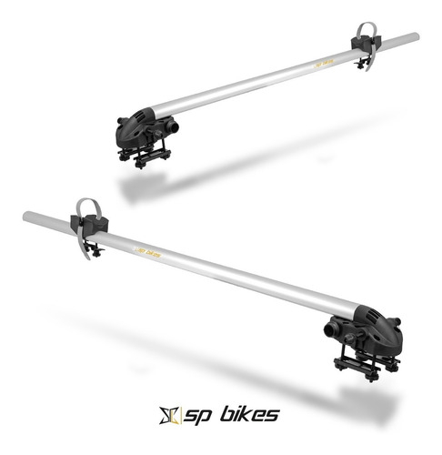 Imagen 2 de 7 de Rack Barra Toldo Porta Bicicletas Aluminio Llave Universal 5