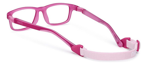 Armação Infantil Nano Vista Crew 3.0 Glow Nao3022346 Rosa Tamanho 44