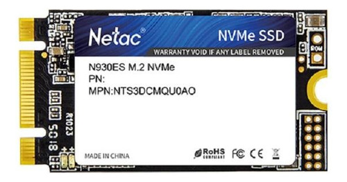 Disco Ssd Netac M.2 Nvme 1tb 2242 Nt01n930es-001t-e2x 
