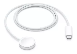 Cargador Rápido Magnético Apple Watch A Cable Usb-c (1 M) Color Blanco