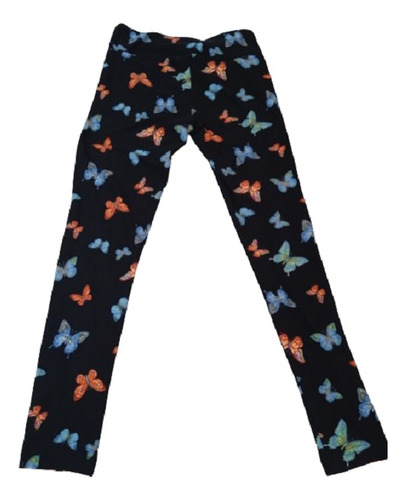 Leggins Licra Dama Adolescente Talla S Mariposas