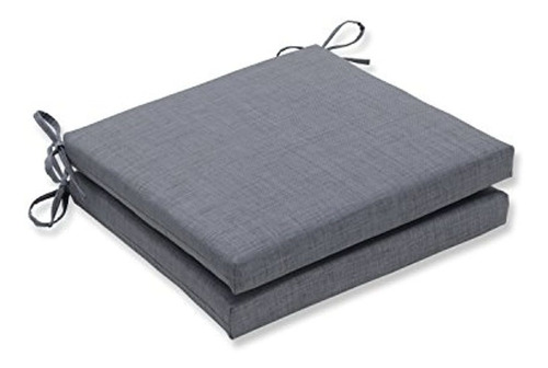 Pillow Perfect Outdoorindio Rave Graphite Squared Corners As