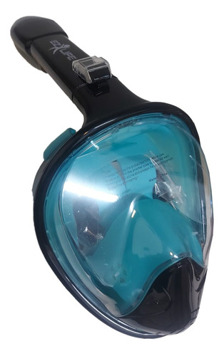 Snorkel Mascara Buceo Integral Cara Go Pro Full Face / Verde