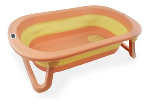 Bañera Para Bebe Infantil Ok Baby Con Termometro Plegable P