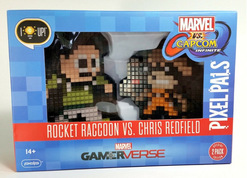 Rocket Raccoon Vs Chris Redfield Pixel Pals 