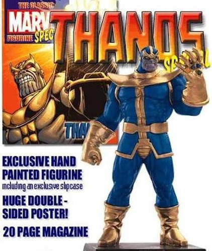 Figura De Plomo Marvel Eaglemoss Thanos Especial 