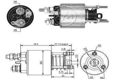 Solenoide Marelli Fiat Uno/tipo