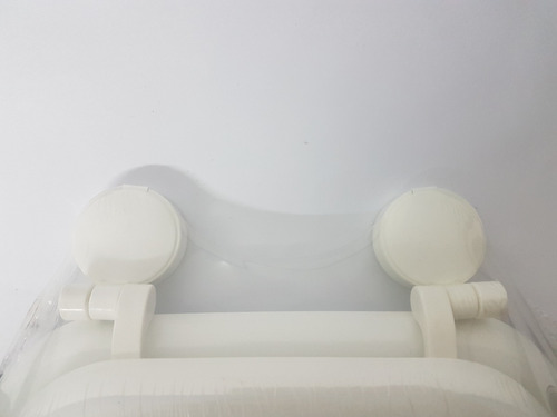 Asiento para inodoro Ferrum Traful TSX de HDF con forma redonda blanco liso