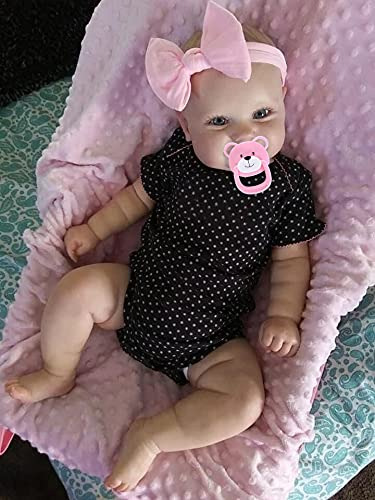 Anano 20 Inch Reborn Baby Dolls Toddler Girl Realistic Silic