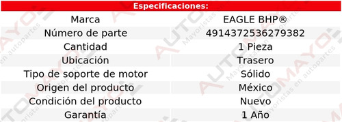 Soporte Tacón De Motor Tras Eagle Saturn Ls2 2.2l 4 Cil 00