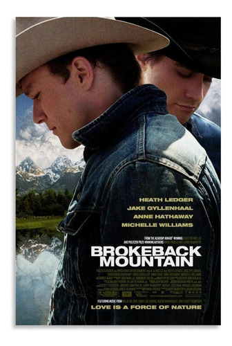 Póster De La Película Brokeback Mountain, Lienzo De Pared Pa