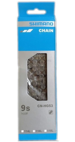 Corrente Shimano Hg53 9v - 27 Marchas Acera Alivio Deore