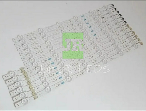 Kit 12 Barras Leds Un50ju6500g Frete Rápido + Nf + Novo