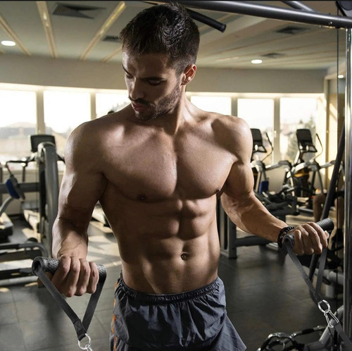 Agarraderas Tipo D Nylon, Gym, Gimnasio Maneral Polea