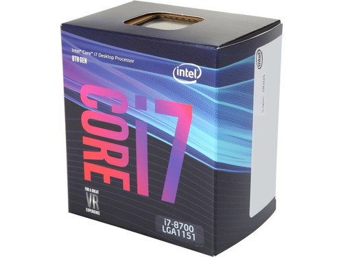 Imagen 1 de 4 de Procesador Intel Core I7 8700 1151 3.2ghz 6 Core 12 Mb 8th 