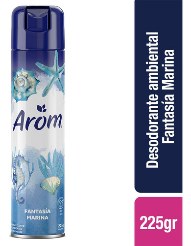 Desodorante Ambiental  Fantasia Marina (225 Gr.) Arom