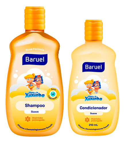  Shampoo 400ml + Condicionador Turma Da Xuxinha Suave - 210ml