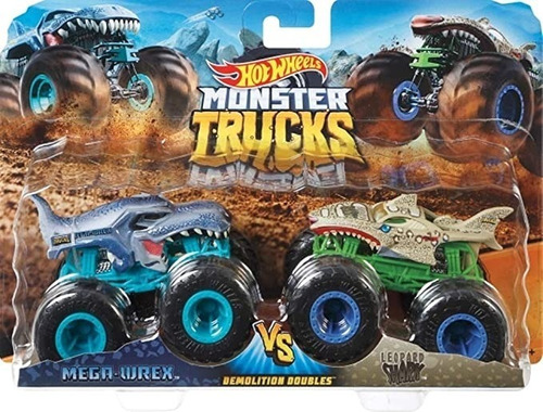 Hot Wheels Monster Trucks Set Dos Carros