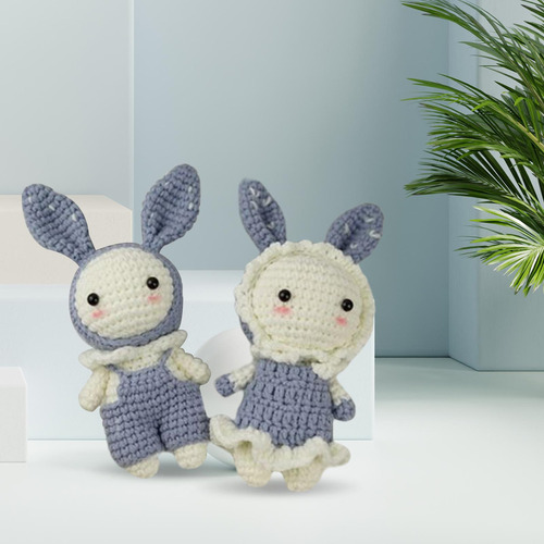 Kit De Ganchillo Conejo Crochet Craft Set Juguete De Tejer A
