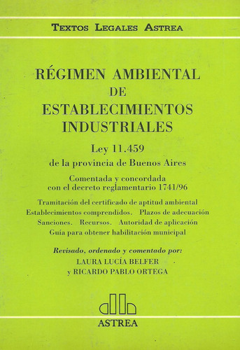 Regimen Ambiental De Establecimientos Industriales - Dyf