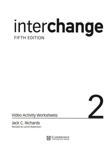 Interchange 2 Full Contact 5th Fifth Edition