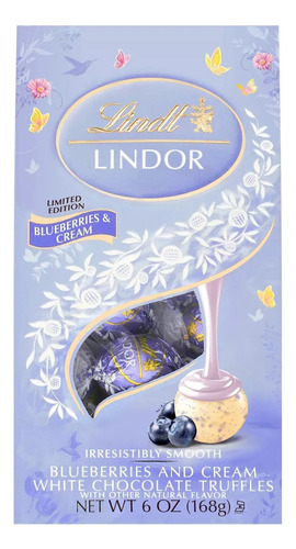 Trufas Chocolate Blanco Blueberries Cream Lindt Lindor 168g