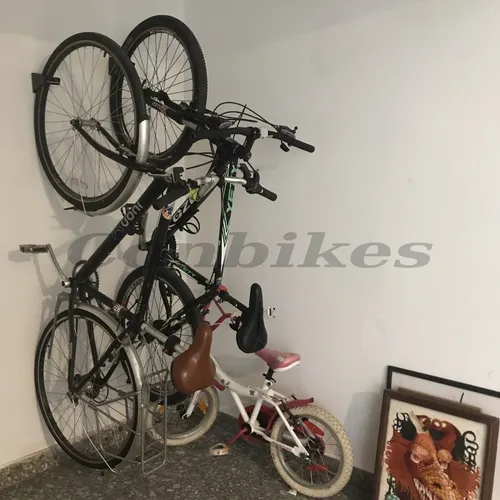 Gancho aluminio pared para colgar bicicletas