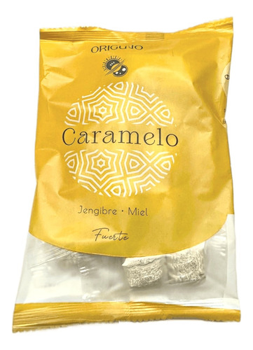 Caramelos De Jengibre Y Miel Fuerte 55 Grs - 10 Unidades