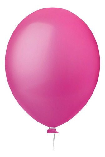 Balão Bexiga Látex 5 Polegadas 50 Unidades Cor Pink