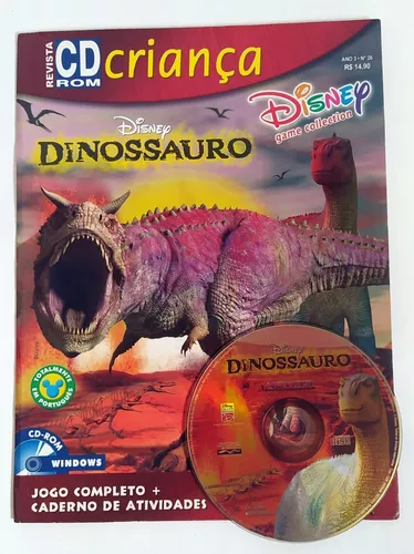 Disney Dinossauro Game Para Pc - Revista Cd Rom Criança Nº26