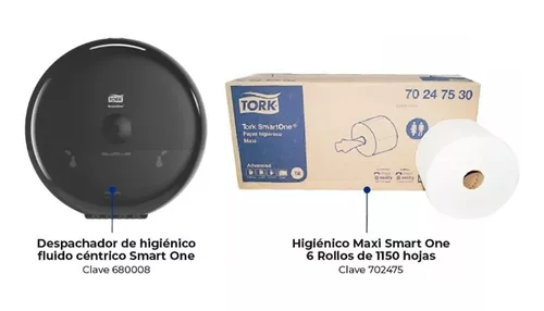 Tork SmartOne® dispensador de papel higiénico - Familia Institucional