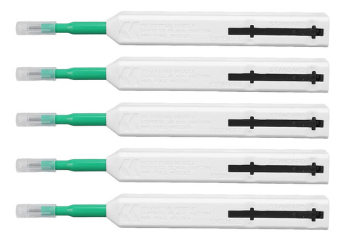 Lápiz Limpiador Para Conectores De Fibra Óptica, 5 Unidades