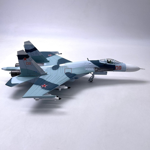 Escala 1:100 Ala Sukhoi Su-27 Avión Ruso Aerolíneas